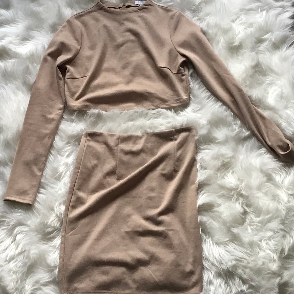 Tobi tan two piece set